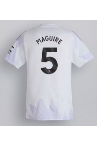 Fotbalové Dres Manchester United Harry Maguire #5 Venkovní Oblečení 2025-26 Krátký Rukáv
